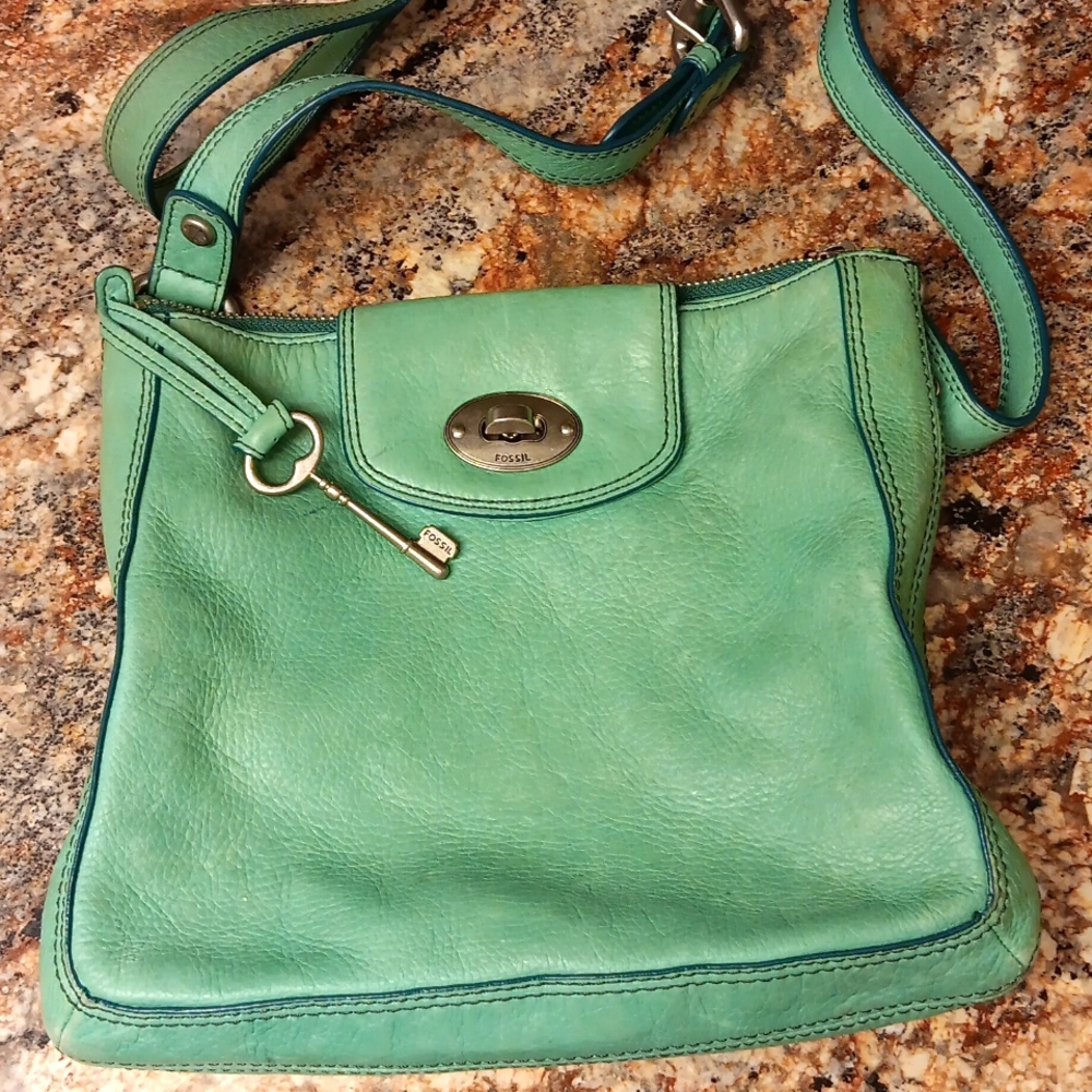 Fossil leather bag